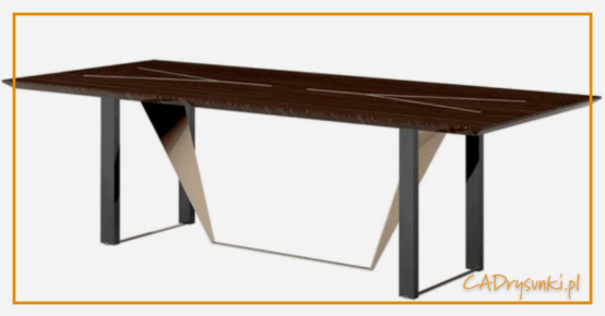 Biurko dla Pani domu która lubi styl industrialny czyli drewno i metal